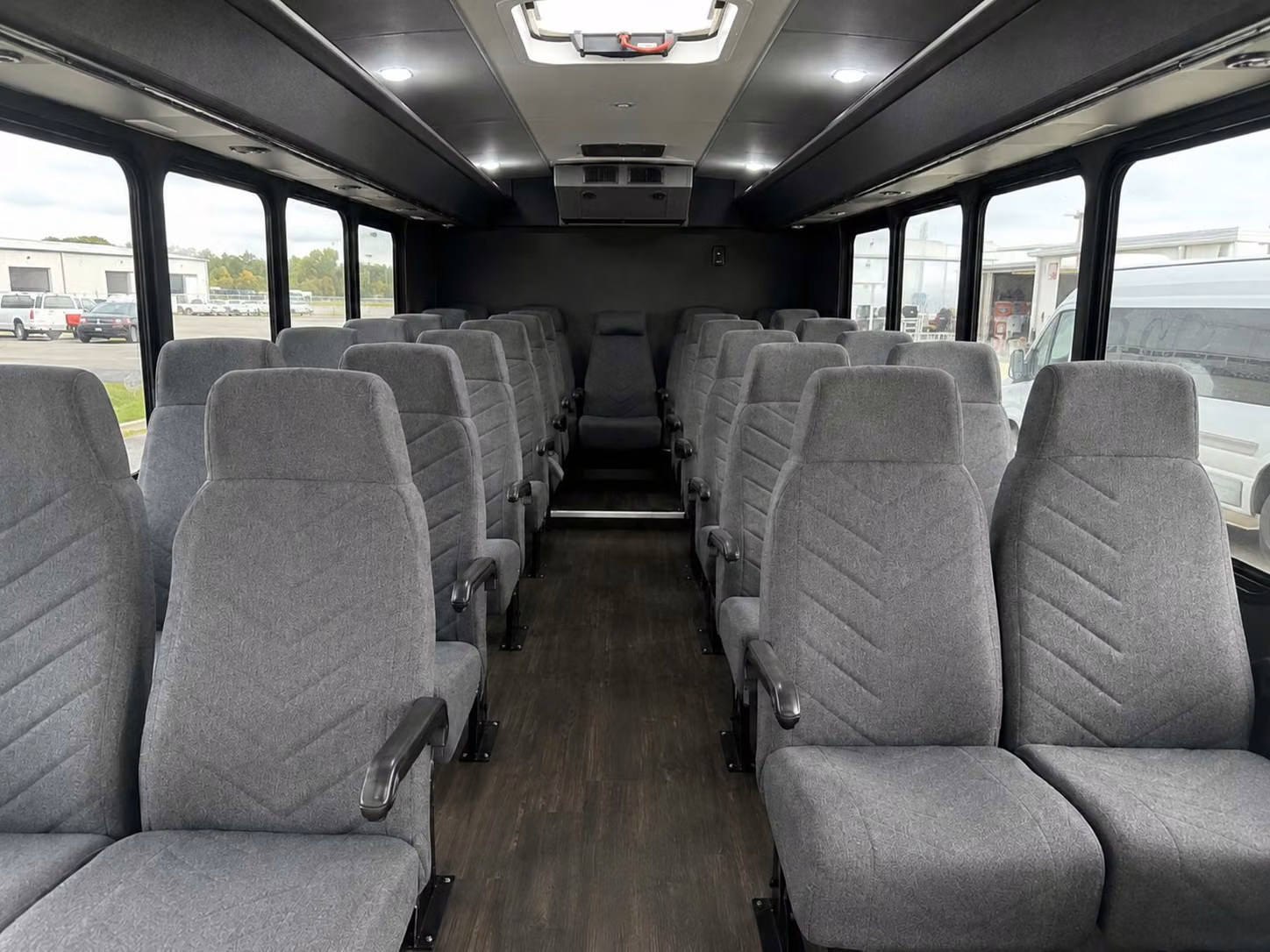 18 passenger minibus inside