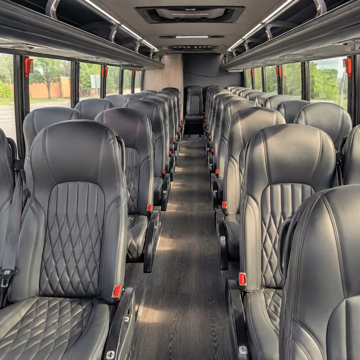 25 passenger minibus interior