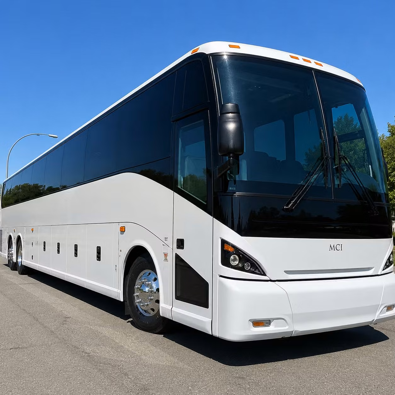 56 passenger charter bus