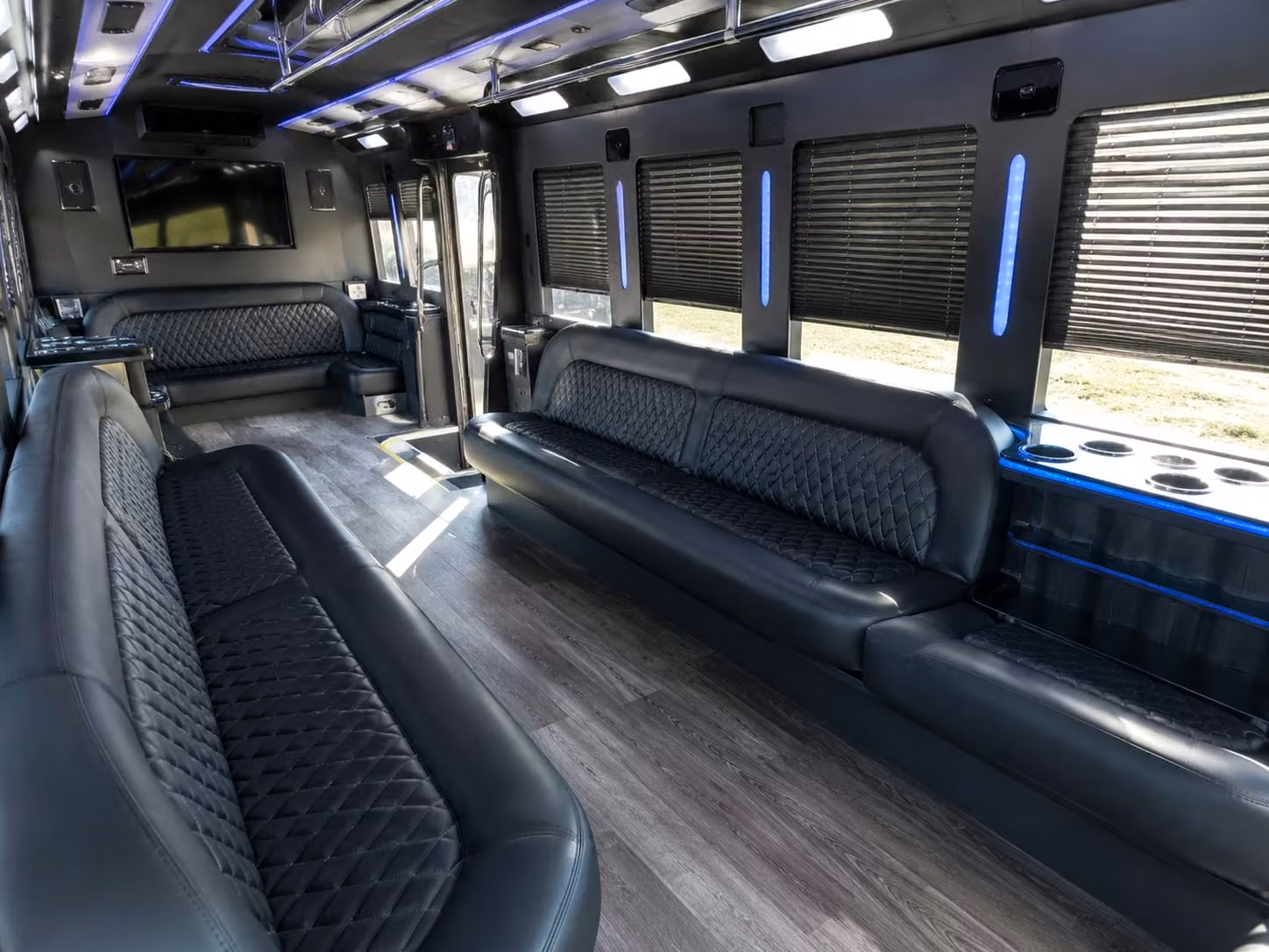party bus rentals for toledo entertainment district concert nights