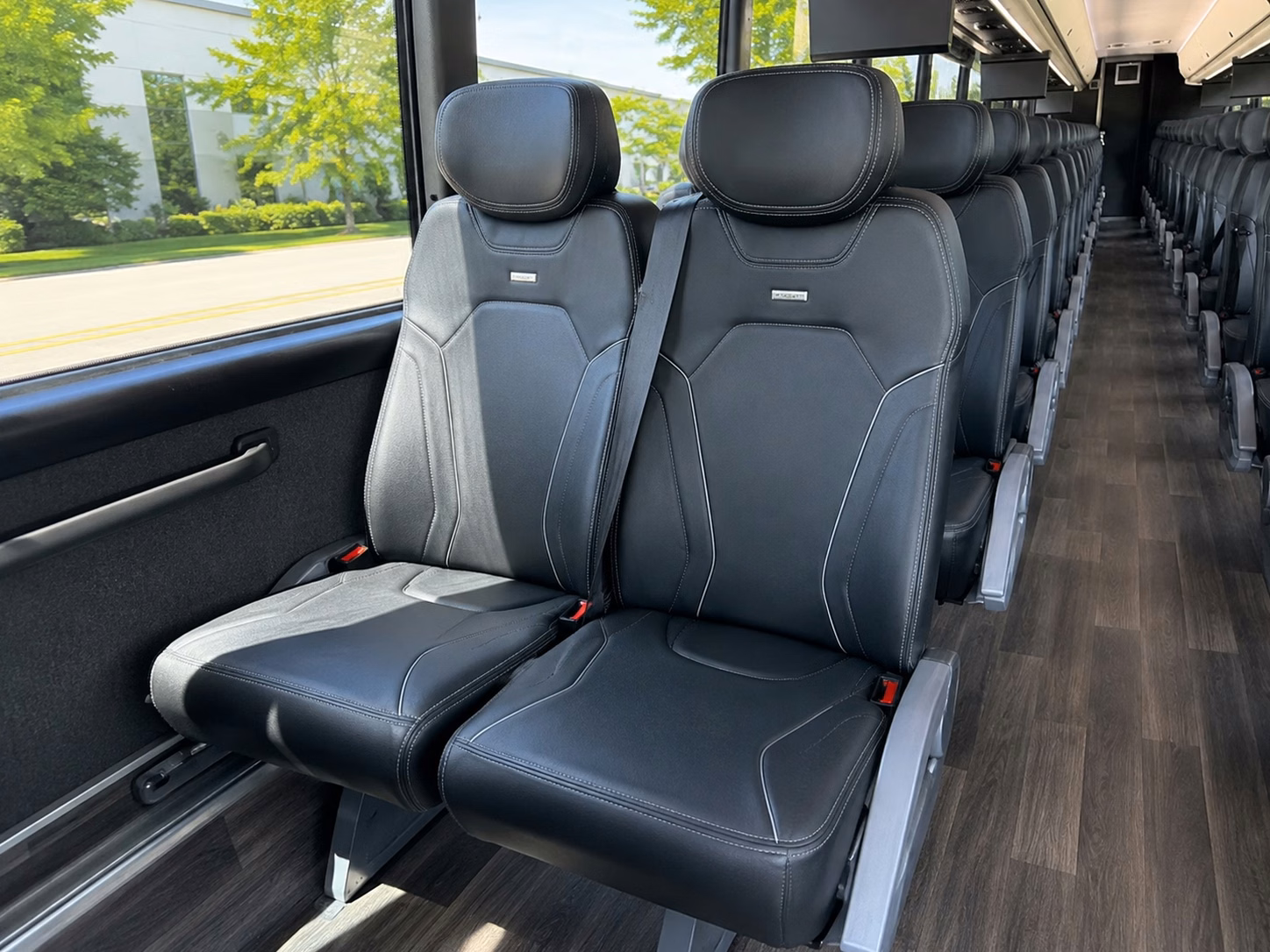 toledo charter bus inside